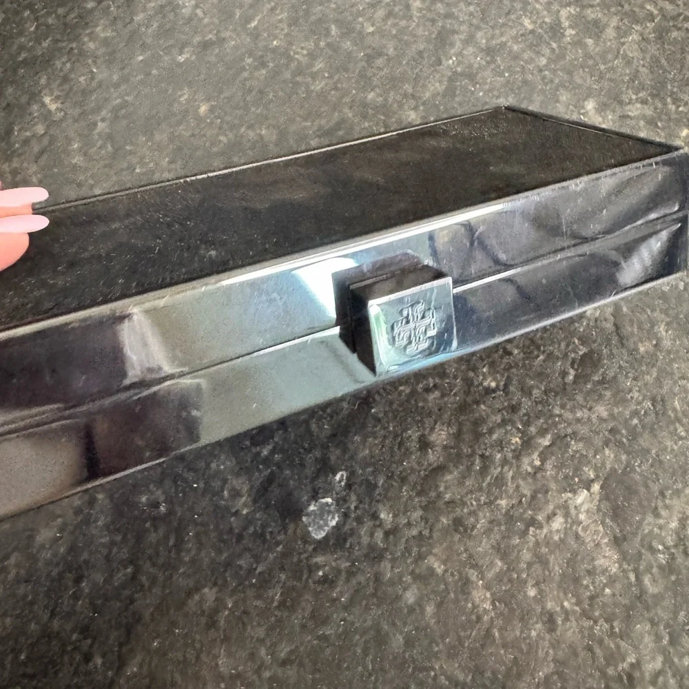 Tory Burch Metallic Minaudière
